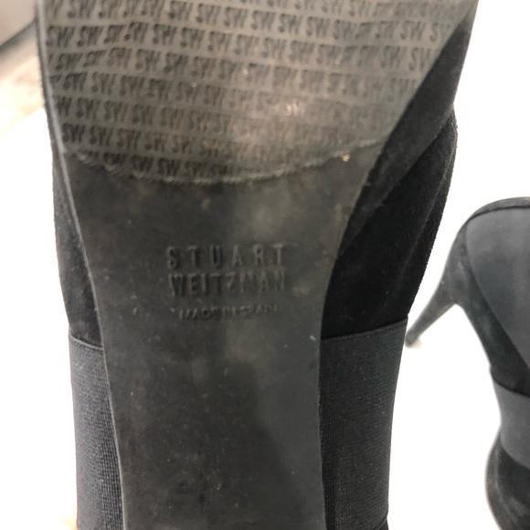 Stuart Weitzman booties black size 41 - Picture 6 of 8